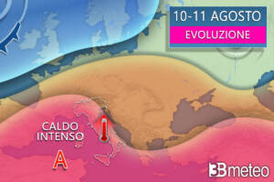 Meteo 8-11 agosto 2024