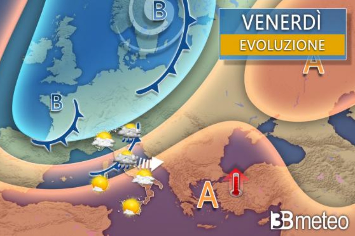 Previsioni meteo 26-29 settembre: temperature in calo