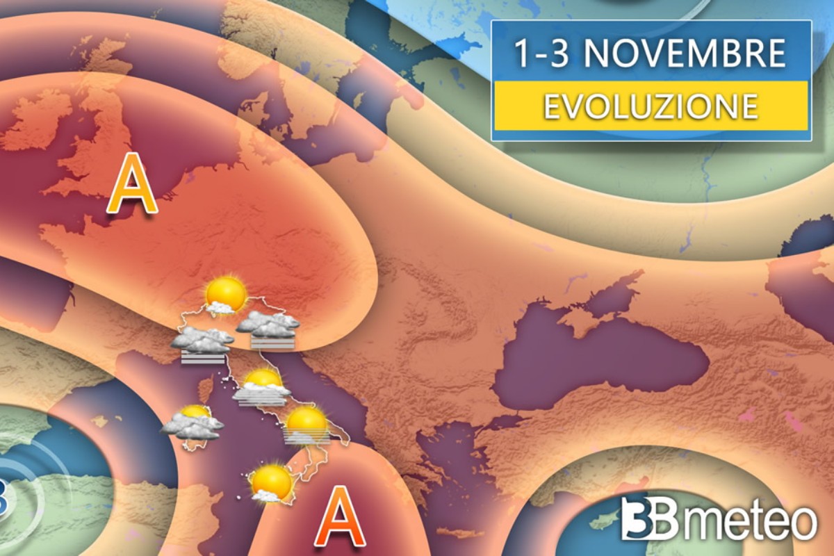 Meteo 30 ottobre 3 novembre 2024