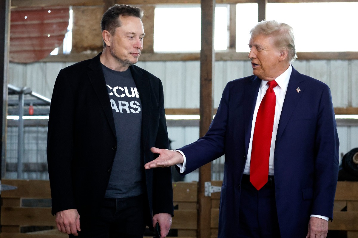 Donald Trump insieme ad Elon Musk