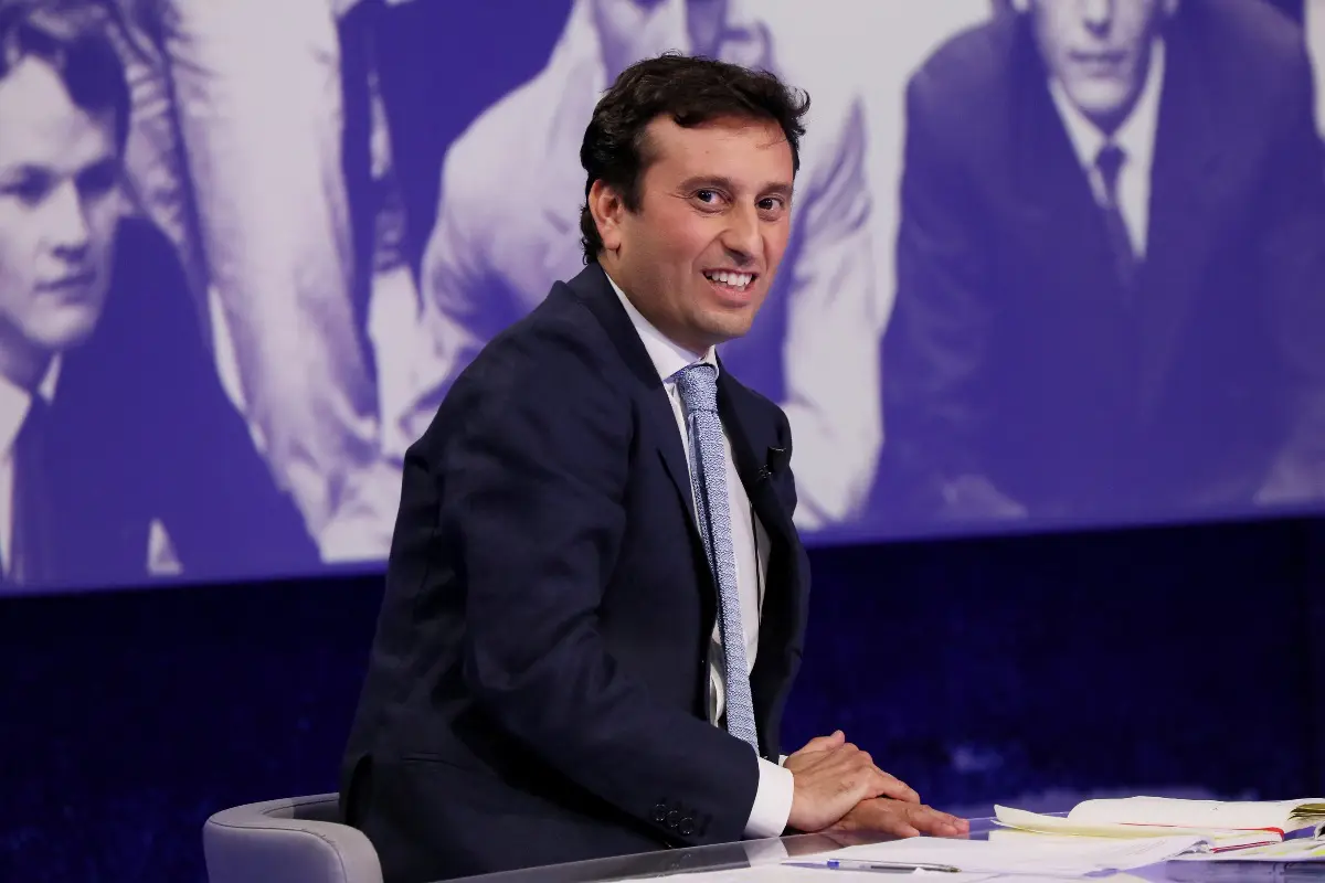 il conduttore David Parenzo