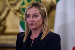 La Presidente del Consiglio Giorgia Meloni