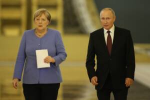 Putin e Angela Merkel