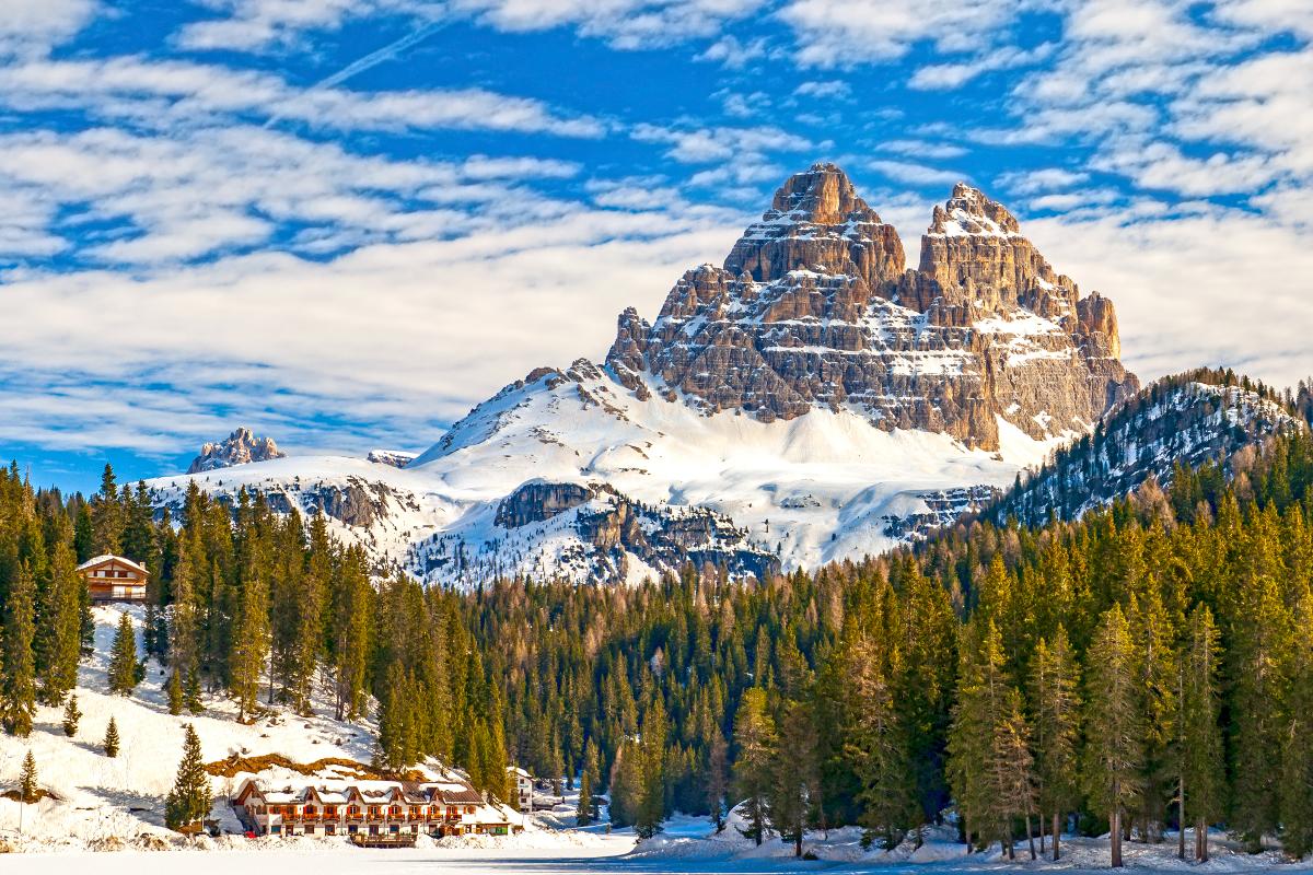 Dolomiti Tre Cime di Lavaredo paesaggio