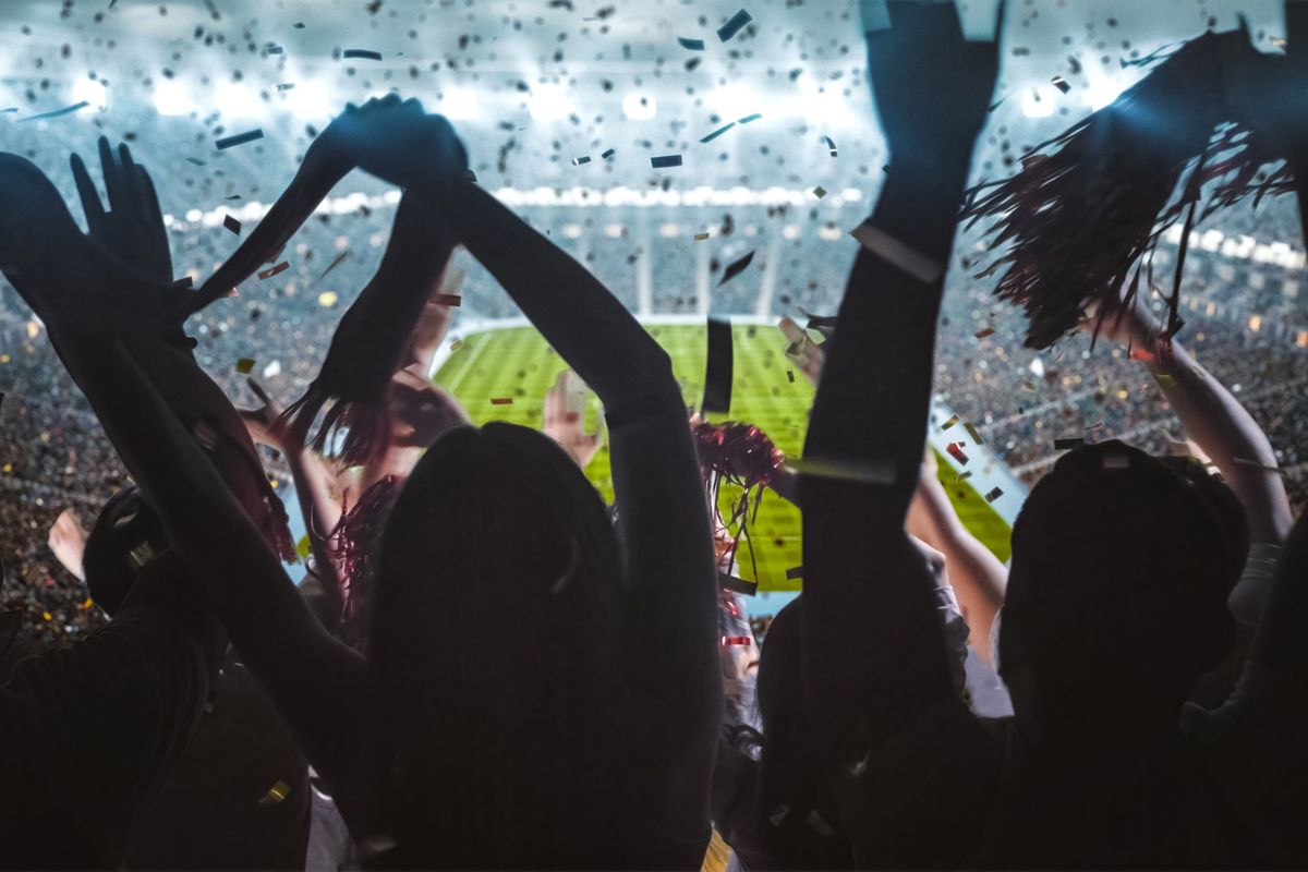 Tifosi allo stadio