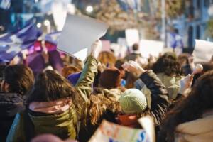 Una protesta femminista