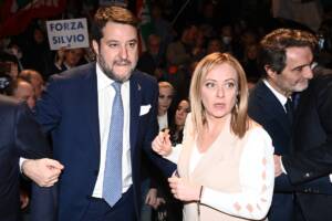 Matteo Salvini e Giorgia Meloni