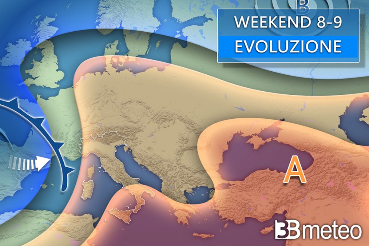 Meteo 8-9 marzo 2025