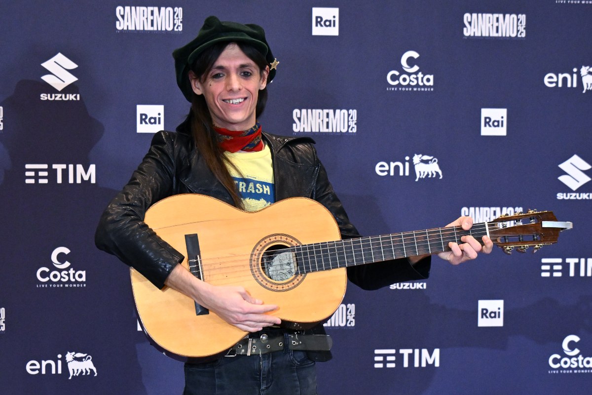 Lucio Corsi a Sanremo 2025