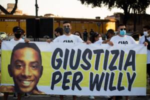 Manifestazione per WIlly Monteiro