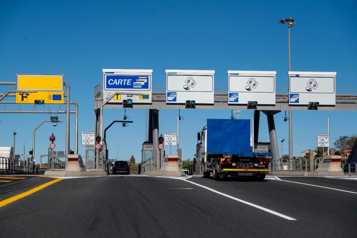 Casello in autostrada