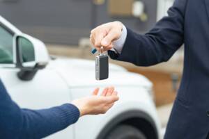 Chiavi di auto a noleggio