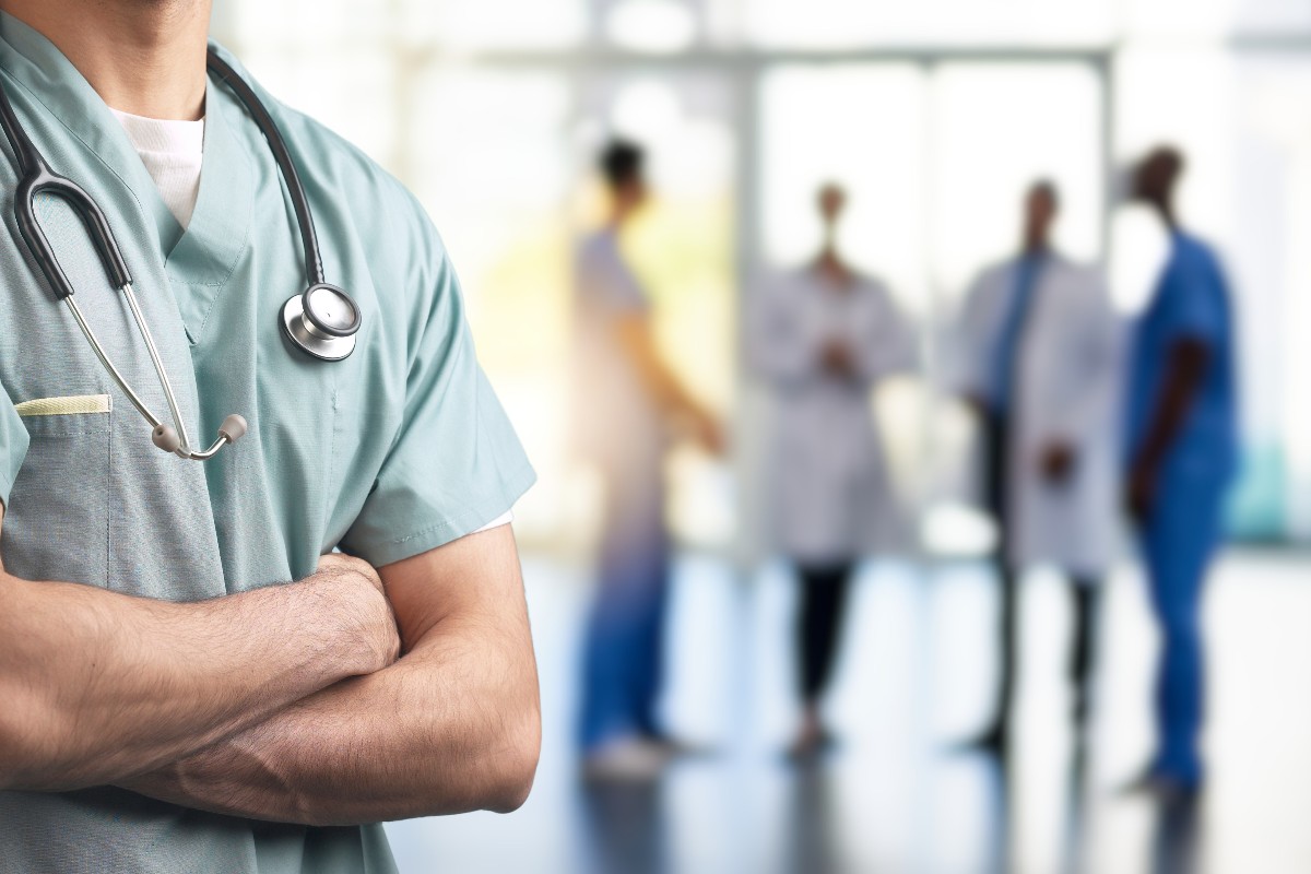 Personale medico all'interno dell'ospedale