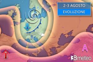 Meteo 2 e 3 agosto 2025