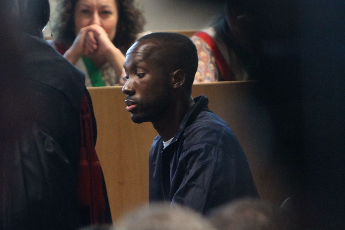 Rudy Guede depone al processo d'appello di Amanda Knox per l'omicidio di Meredith Kercher