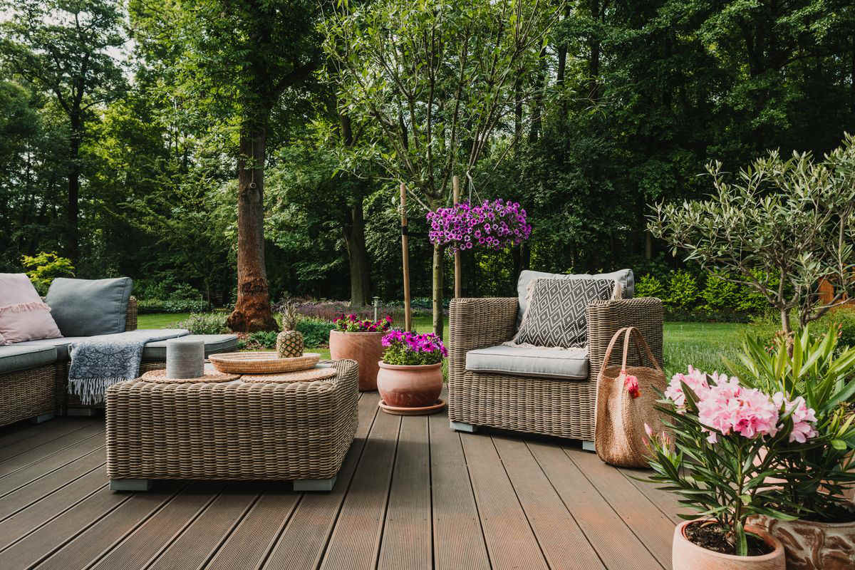Arredamento da esterno per giardino