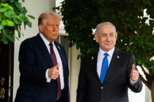 Trump e Netanyahu insieme alla Casa Bianca