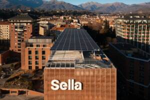 Facciata della sede di Sella, Biella.