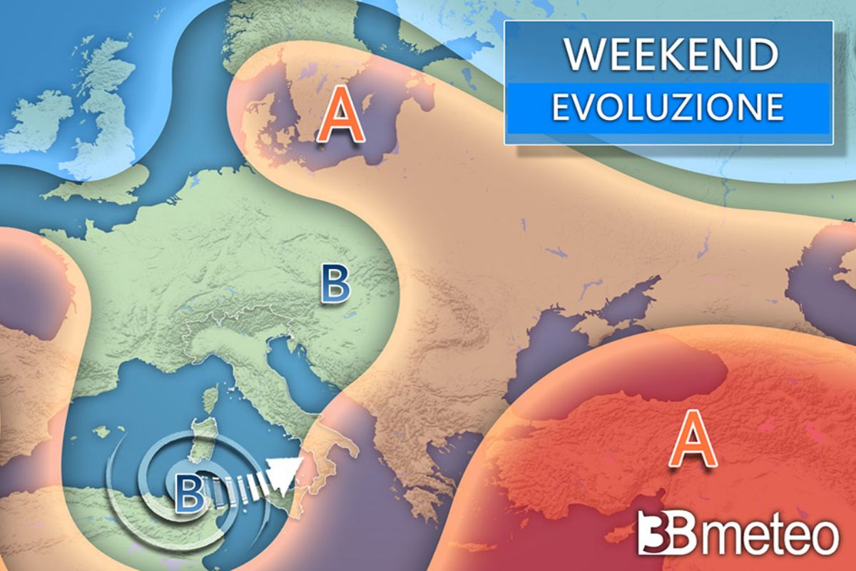 Meteo 8-9 ottobre 2025