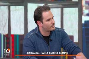 Andrea Sempio intervistato nella trasmissione '10 Minuti' con Alessandro Sallusti