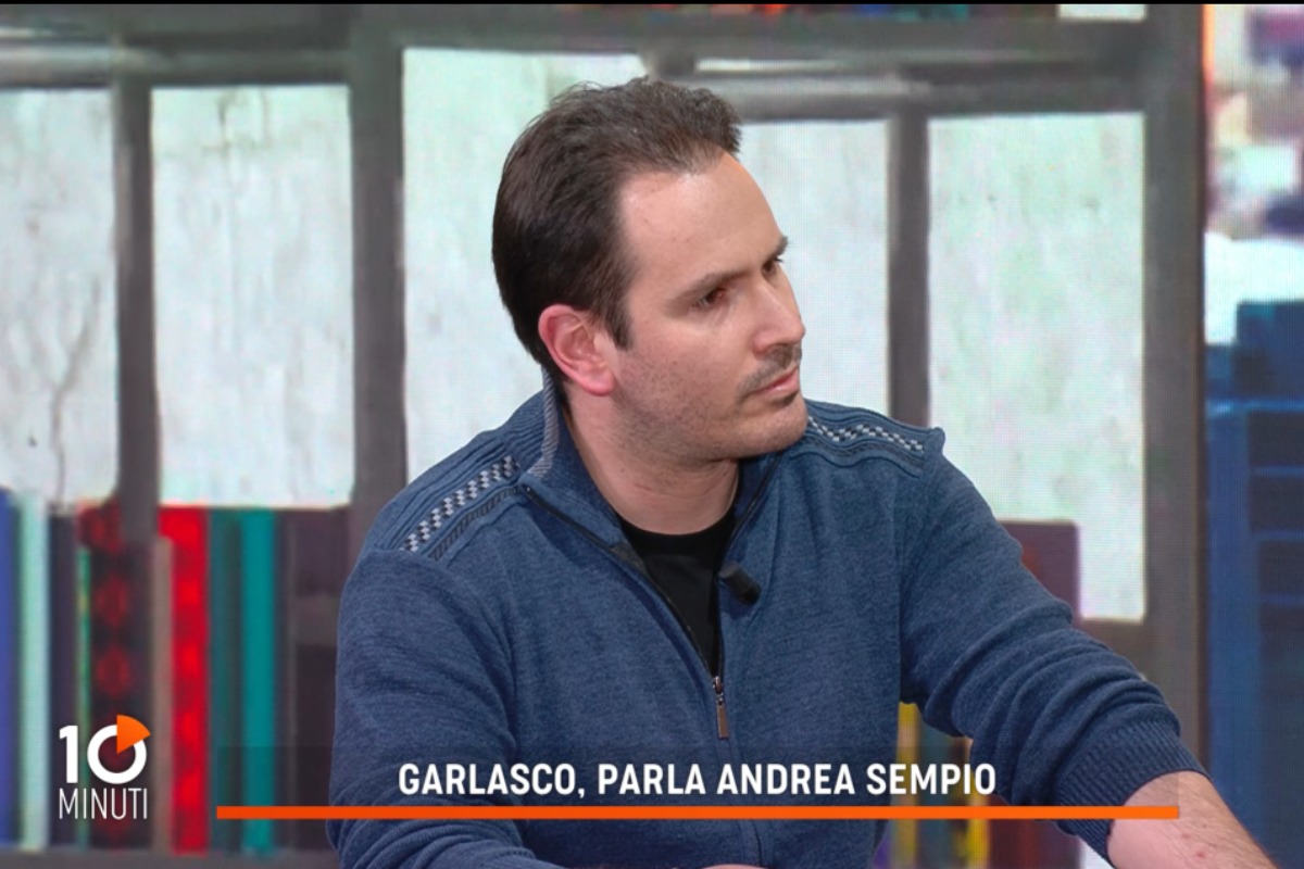 Andrea Sempio intervistato nella trasmissione '10 Minuti' con Alessandro Sallusti