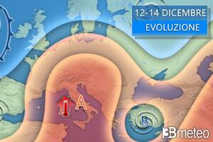 Meteo 12-14 dicembre 2025