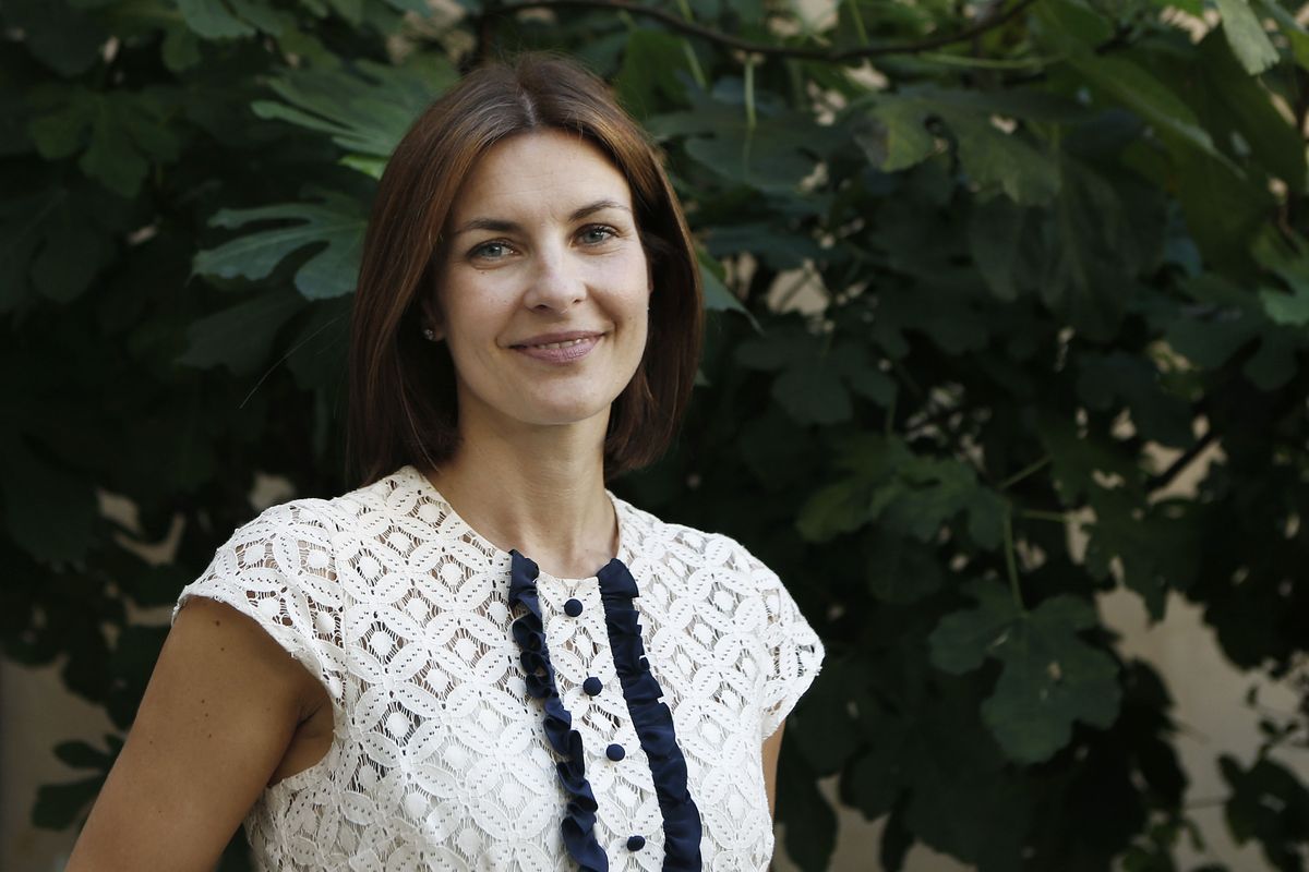 Alessandra Moretti che sorride