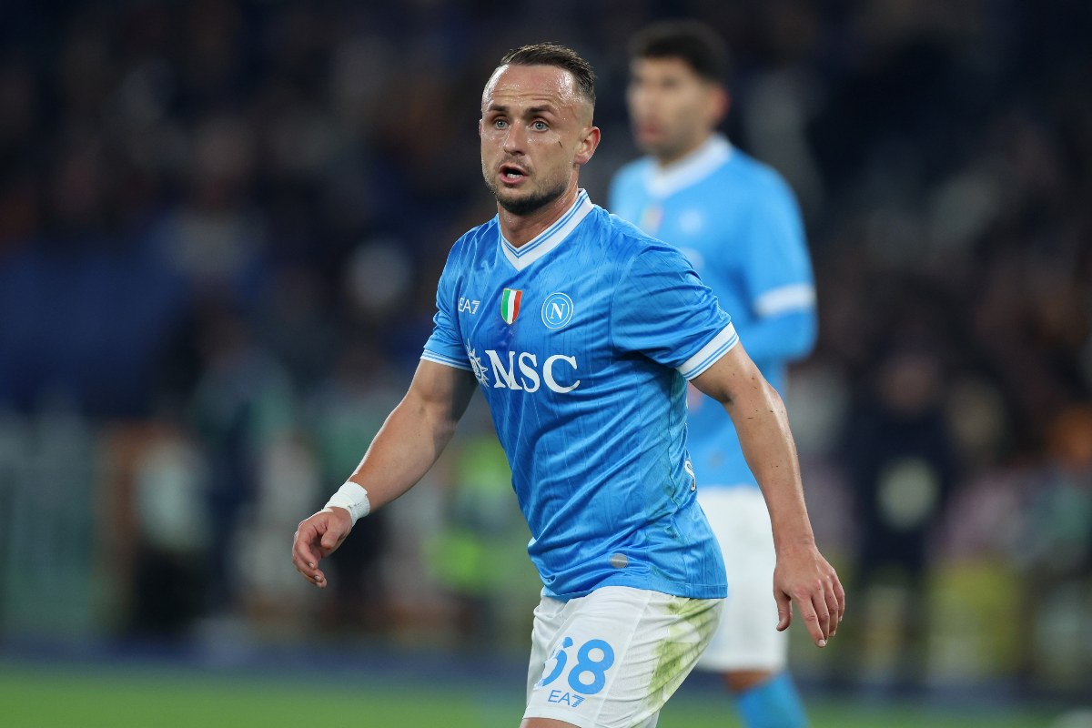 il centrocampista del Napoli Stanislav Lobotka