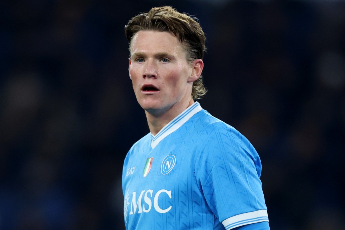 il centrocampista del Napoli Scott McTominay
