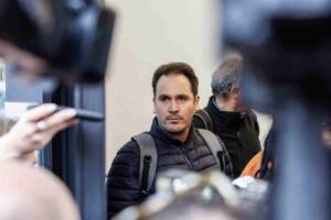 Andrea Sempio a confronto con la stampa