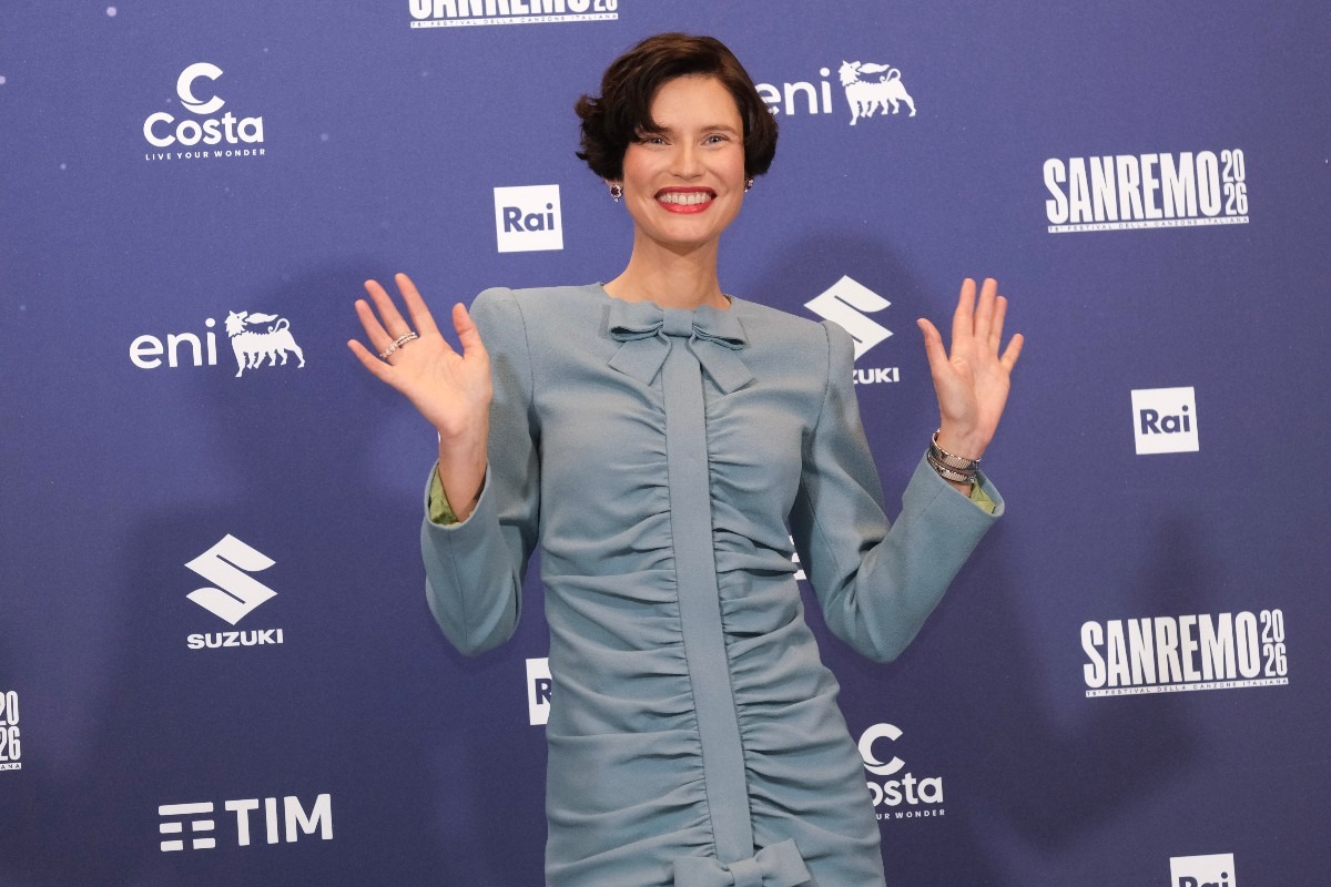 Bianca Balti alla conferenza di Sanremo 2026