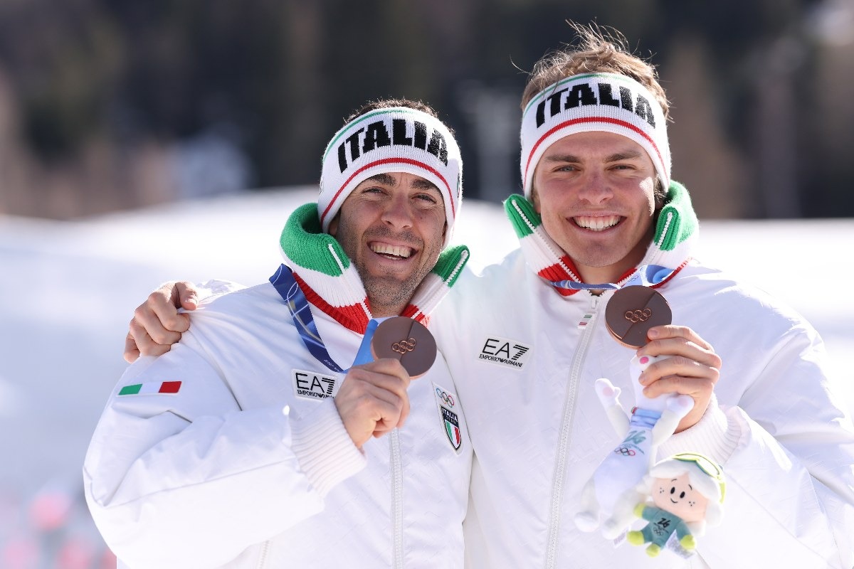 Elia Barp e Federico Pellegrino vincono il bronzo a Milano-Cortina 2026