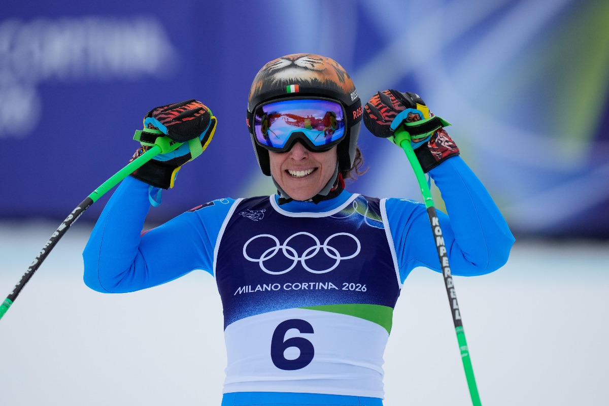Federica Brignone al SuperG delle Olimpiadi Milano-Cortina 2026