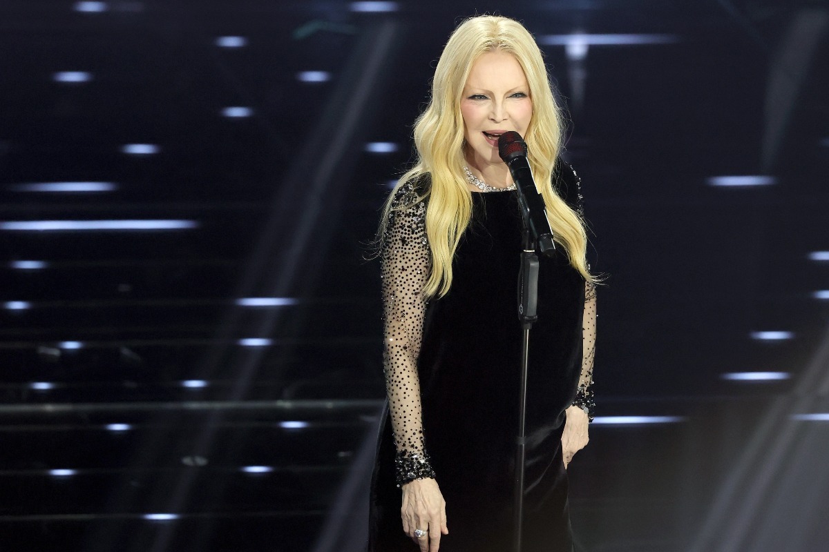 la cantante Patty Pravo a Sanremo 2026