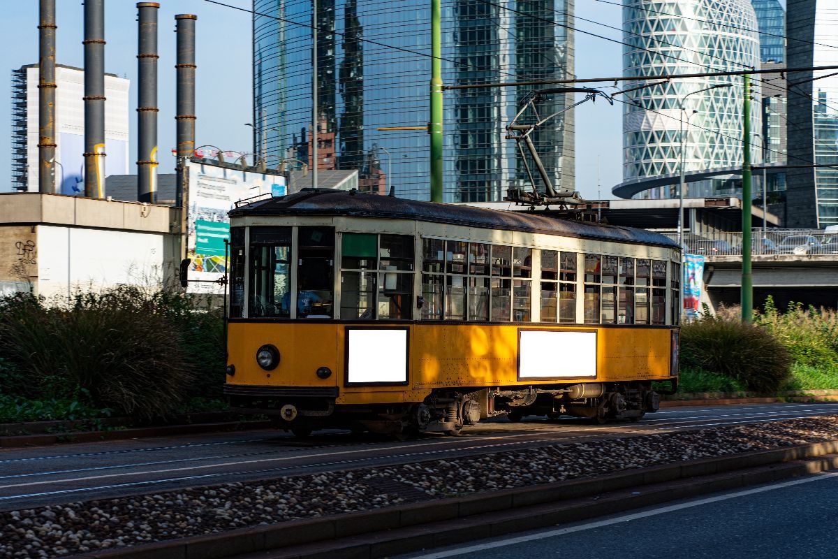 un tram a Milano