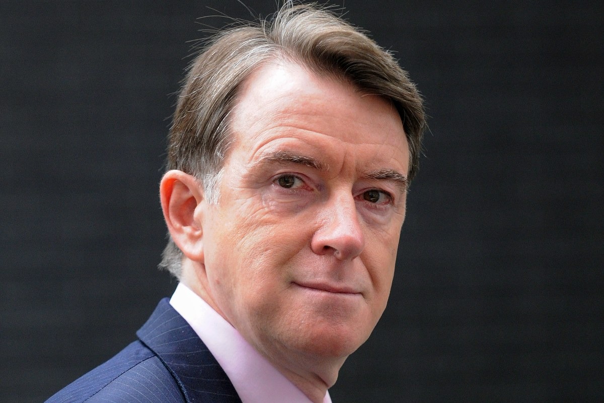 l'ex Ambasciatore Peter Mandelson