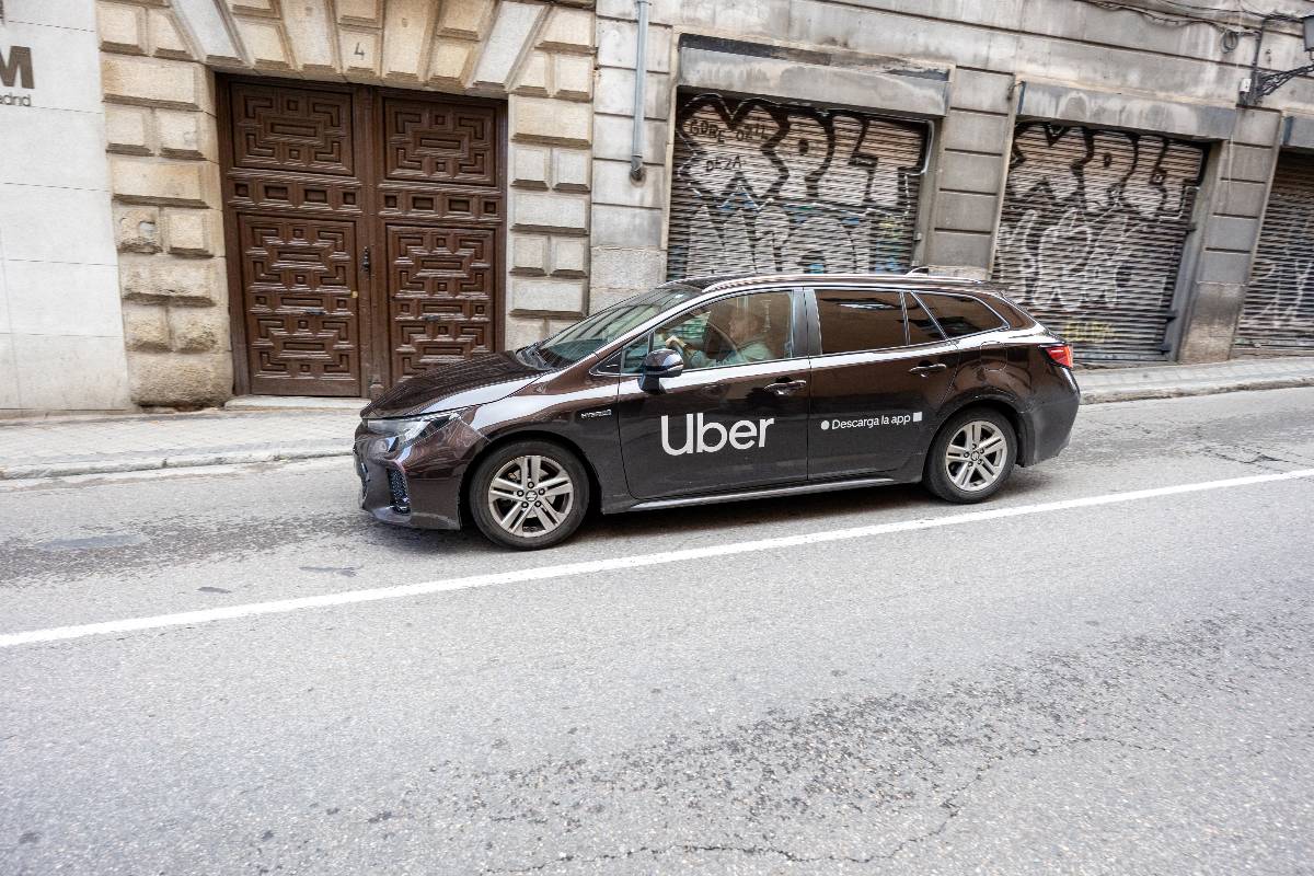 un'auto Uber