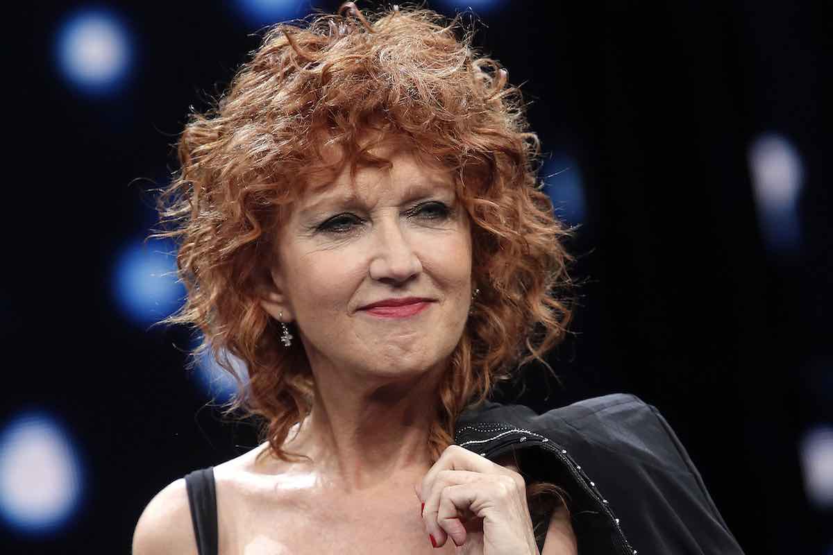 primo piano della cantante Fiorella Mannoia