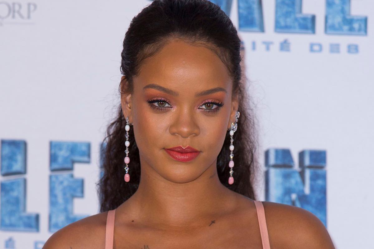 primo piano della cantante Rihanna