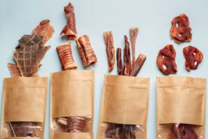 Snack naturali per cani.