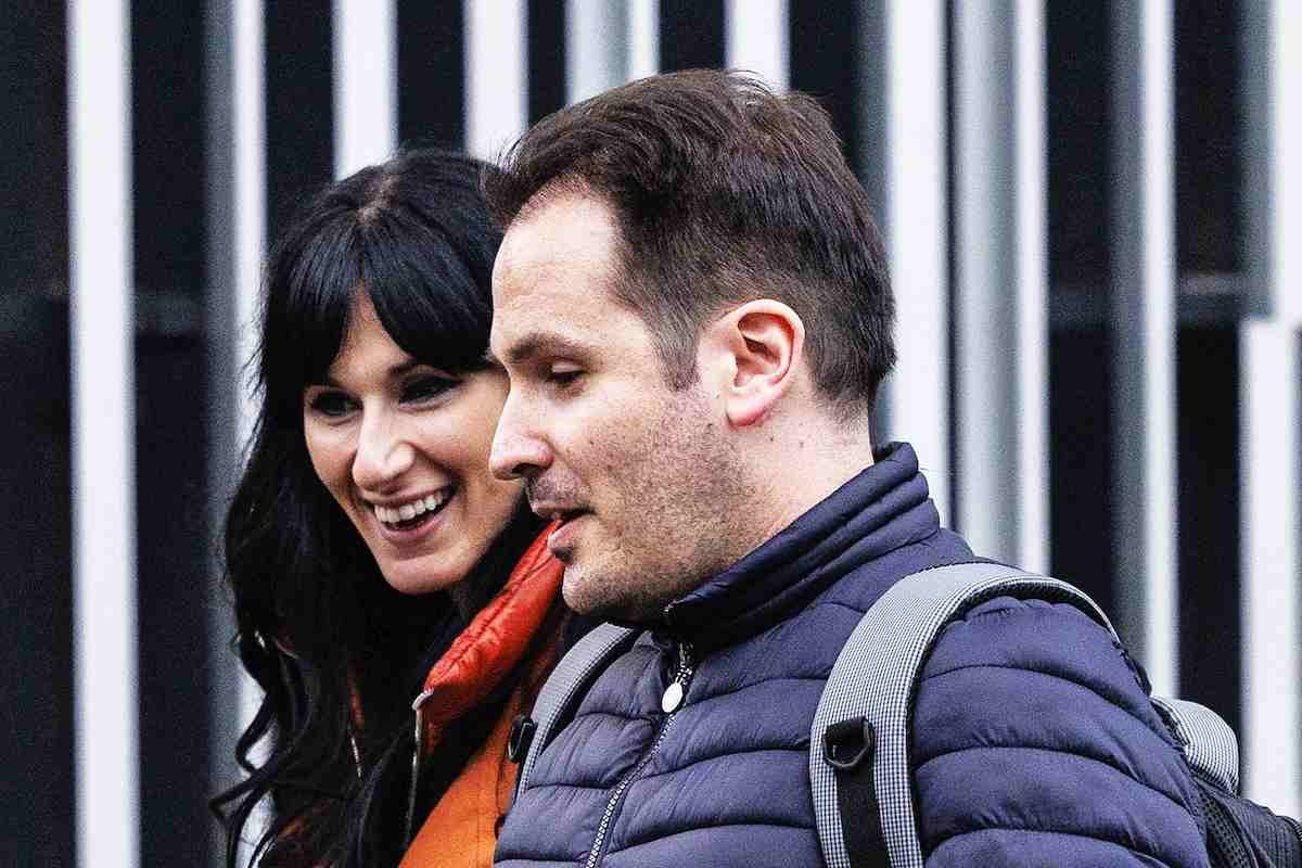 Andrea Sempio con l'avvocato Angela Taccia