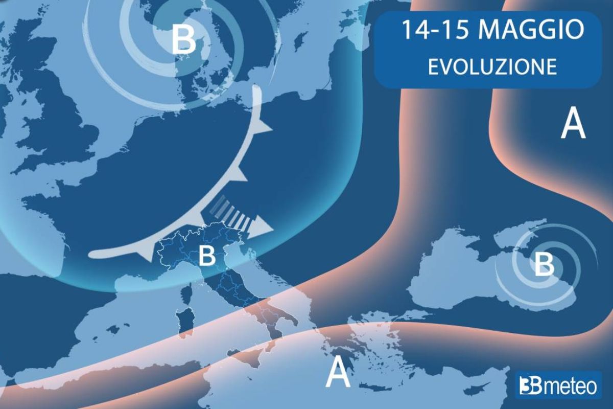Meteo 14-15 maggio 2026