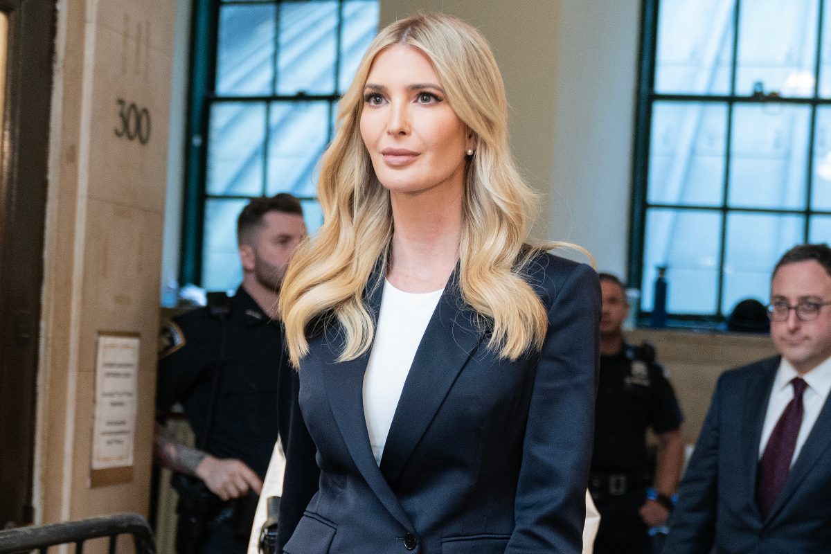 Ivanka Trump si presenta alla Corte Suprema di New York per testimoniare al processo civile contro Donald Trump. (Photo by Lev Radin/Pacific Press/LightRocket via Getty Images)