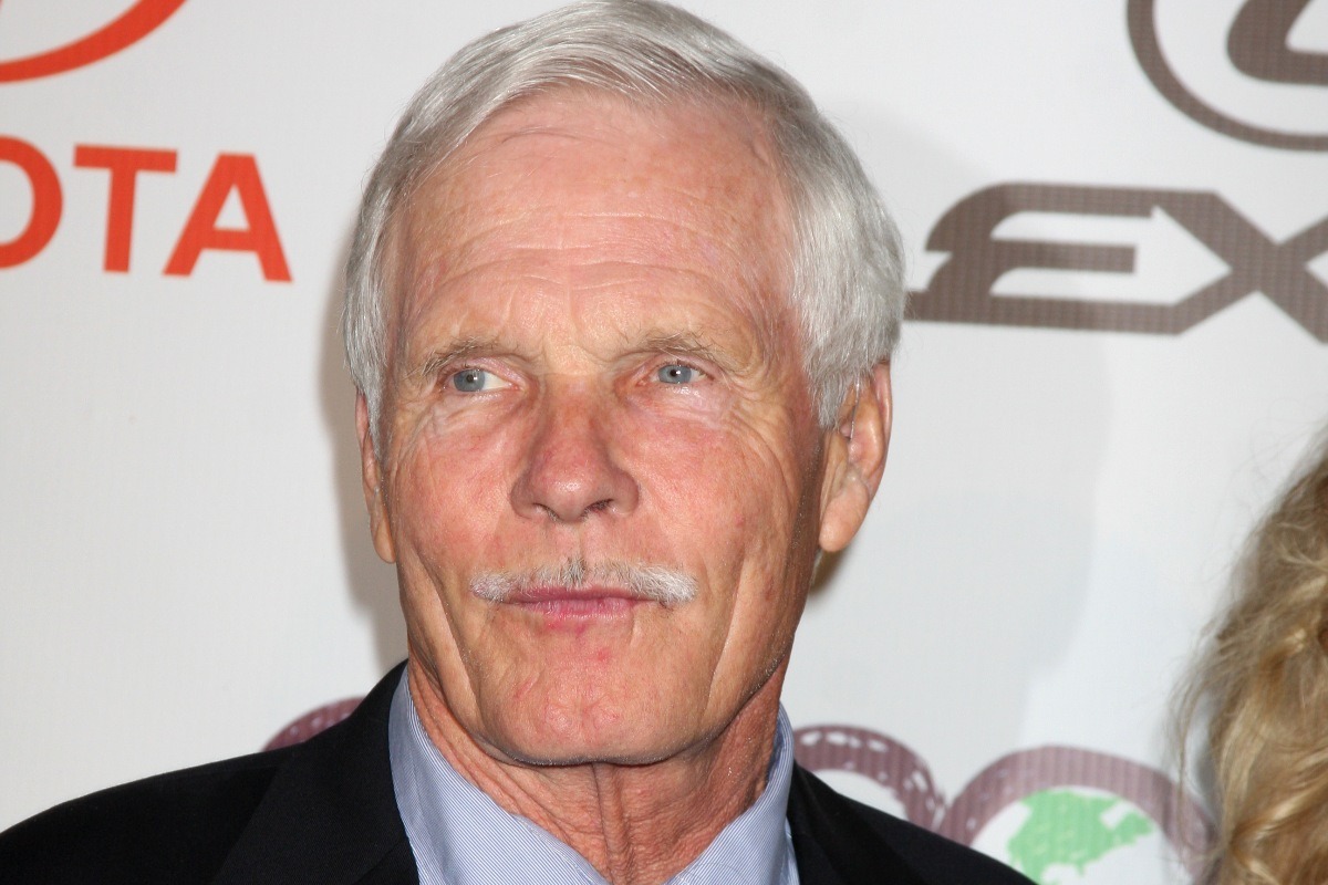 primo piano dell'imprenditore Ted Turner