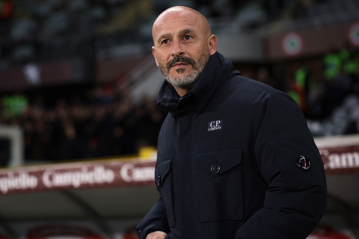 primo piano di mister Vincenzo Italiano durante una partita di calcio