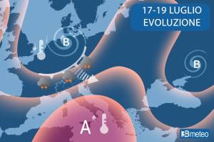 Meteo 19-17 luglio 2026