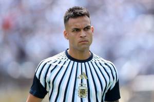 Lautaro Martinez con l'Argentina nella finale del Mondiale 2026