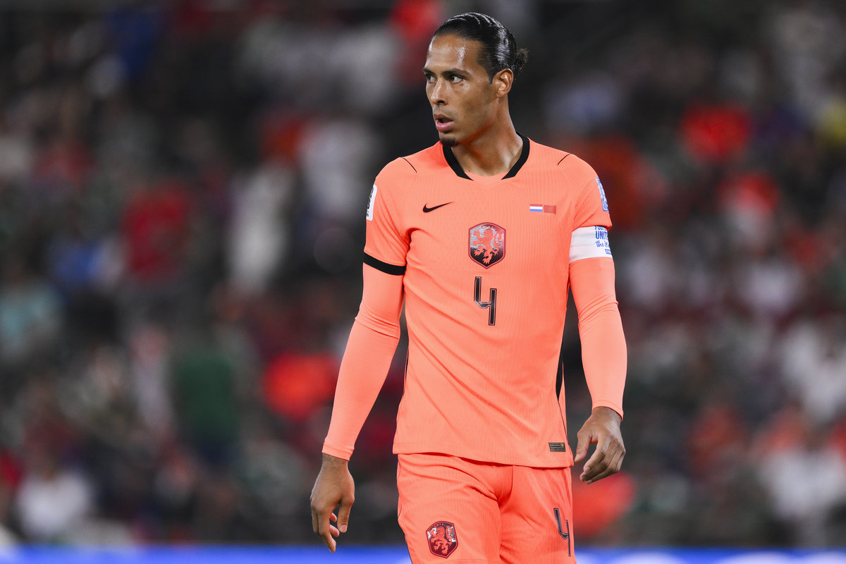il difensore olandese Virgil van Dijk con la maglia della Nazionale al Mondiale 2026