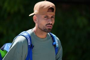il tennista Nick Kyrgios con un cappellino