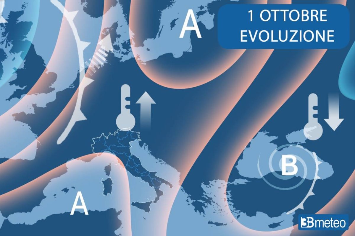 Meteo 1 ottobre 2026